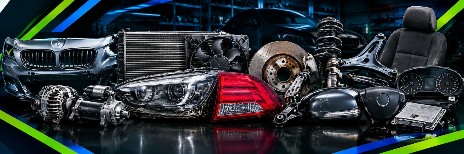 Used automotive spare parts